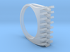 Tri-Fold Edge Ring - US Ring Size 07 3d printed 