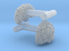 Brain cufflinks 3d printed 