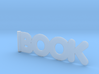 BOOK bookmark 3d printed 