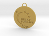 Relay for Life Keychain 3d printed 
