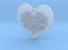 Celtic Knot heart Necklace Pendant 3d printed 