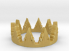 Crown Layer Ring (size 7) 3d printed 