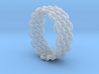 Wicker Pattern Ring Size 5 3d printed 