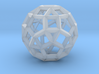 Rhombicosidodecahedron(Leonardo-style model) 3d printed 