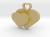 Heart2heart Pendant 3d printed 