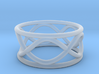 Infinity Ring- Size 8  (25% Taller)  3d printed 