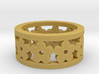 Flower Cut Ring Ring Size 7 3d printed 