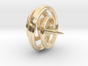Mobius Spiral Tie Tack Pin 3d printed 
