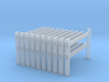 Post and rail fence kit N scale 10 piece 3d printed 
