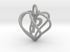 My Heart is Yours pendant, Initial P 3d printed 