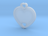 Heart Key Chain (Customizable) 3d printed 