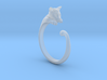Cat Ring V1 - (Sizes 5 to 15 available) US Size 9 3d printed 