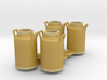 Scale 1/35 milk can - set of 4 3d printed 