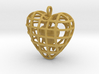 Touch My Heart Pendant 3d printed 
