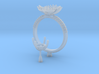 CC85- Engagement Ring With Separated Parts Printed 3d printed 