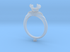 CC67-Engagement Ring Printed Wax. 3d printed 