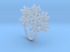 Snowflake Ring 1 d=17mm h21d17 3d printed 