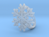 Snowflake Ring 1 d=19mm h35d19 3d printed 