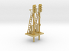 Pair of OO scale 4 Aspect Signals With Pole 1:76 3d printed 