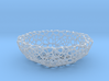 Mini Key shell / bowl (8 cm) - Voronoi-Style #1 3d printed 