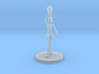 Woman with Vase on Her Head (28mm Scale Miniature) 3d printed 