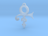 Prince Love Symbol Pendant (Small) 3d printed 