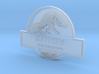 Jurassic World Badge Part 1: Add your own name  3d printed 