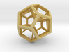 4D Dodecahedron 3d printed 