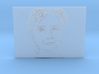 Embosssed Image Of Hillary Clinton's Face 3d printed 