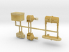 HO Chessie Steam Special Auxiliary Tender Parts 3d printed 