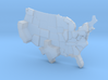 USA by Population 3d printed 