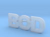 Bod Letters Button 3d printed 