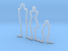 Family Couple + Daughter scale 1-100 3d printed 