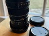 Fuji x-mount double lens stacking cap 3d printed Two lenses attached and stacked.  