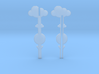 Cake Topper - Clouds & Balloon #3 3d printed 