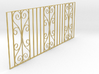 Dolls House Cast Iron Fence 3d printed 