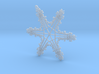 Isabella snowflake ornament 3d printed 