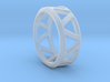 Geometric ring V1 3d printed 