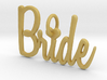 Bride Heart Pendant 3d printed 