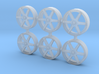 3D Wheel Inserts - Volk Racing Forged RayTE37b 3d printed 