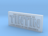 Tintin Logo 3d printed 