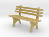 Park Bench N scale 3d printed 