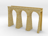 T-scale Stone Viaduct Section (3 Arches) - 112.5mm 3d printed 