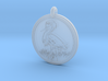 Snowy Egret Animal Totem Pendant  3d printed 