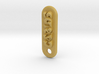 CARLOS Personalized keychain embossed letters 3d printed 