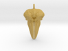 Hector's Dolphin Skull Pendant 3d printed 