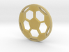 Soccer Ball - flat- filled 3d printed 