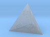 D4 Pyramid - Sci-Fi Font 3d printed 