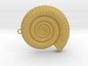 Clamshell - Ammonite Charm 3D Model  -  3D Pendant 3d printed 