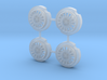 Dodge Charger wheels 1/43 3d printed 